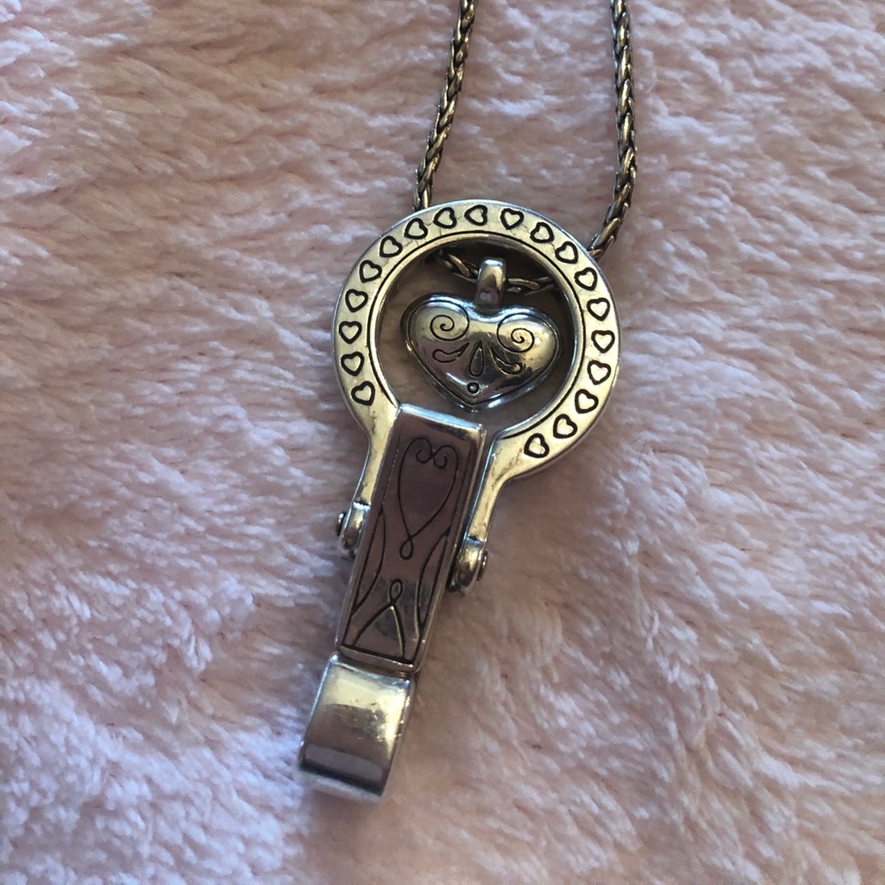 Brighton Heart ID lanyard clip necklace